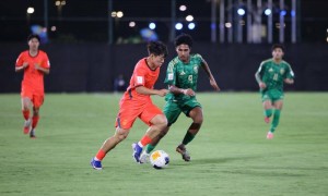 晋级四强！U17亚洲杯-何思凡传射赵松源破门 国足3-1逆转沙特