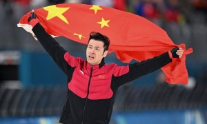 第三金！冬奥速度滑冰男子1500米 宁忠岩破奥运纪录夺冠