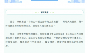 安徽马鞍山通报“宠物狗上桌就餐”：情况属实，商家已整改