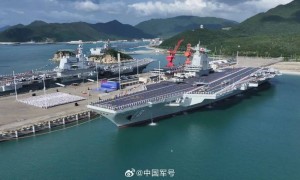 海军新闻发言人：福建舰常驻地为三亚军港，舰载机满编上舰不会等太久
