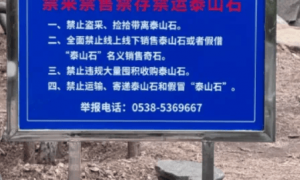 一游客想把泰山脚下买的石头寄回家，多家快递拒绝；快递：山东省内尤其是泰安地区，石头属于禁寄物品；景区：捡拾泰山石的最高可罚两万元