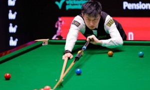 2026斯诺克世锦赛 赵心童第二阶段战暂时领先丁俊晖