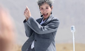 63岁叶童晒银发生日照，网友：这才是优雅地老去